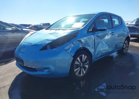 2015 Nissan Leaf Sv из США, поврежденный, VIN 1N4AZ0CP2FC322445